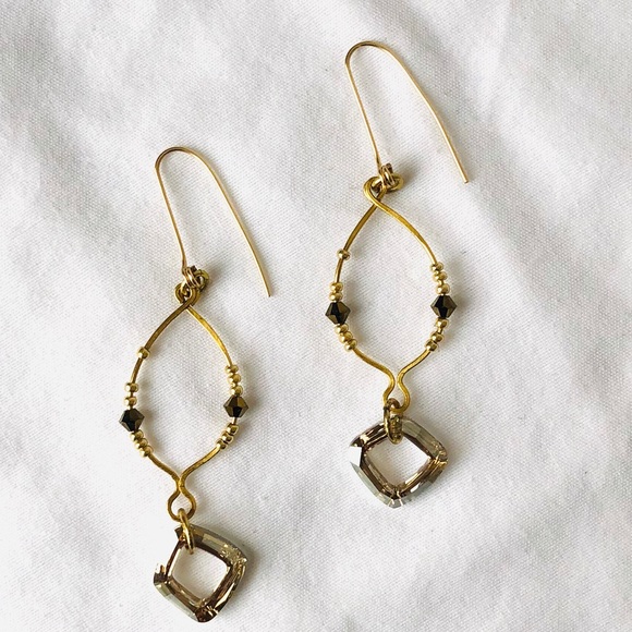 Swarovski Accent Drop Earrings - Picture 4 of 6